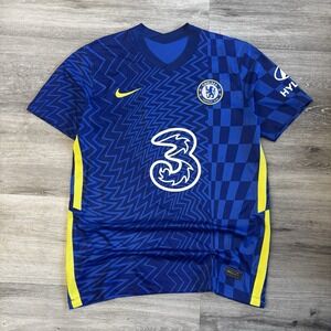 2021-2022 Chelsea Christian Pulisic FC Nike Football Kit Jersey Size Large